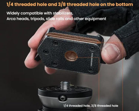 PGYTECH Camera Arca Quick Release Mount V2 Interface Tripod Accessory