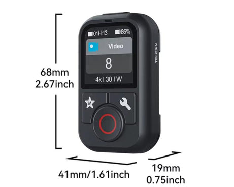 TELESIN T13 60m Sports Camera Wireless Bluetooth Remote Control For GoPro HERO13 Black /12 Black /11 Black /10 Black /9 Black /8 Black /Max