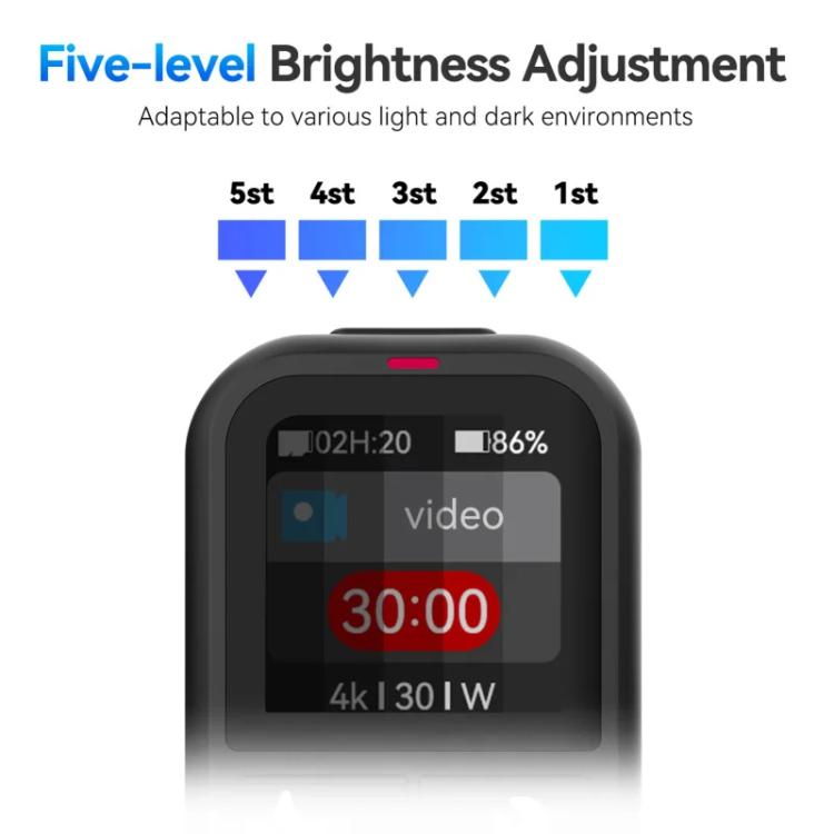 TELESIN T13 60m Sports Camera Wireless Bluetooth Remote Control For GoPro HERO13 Black /12 Black /11 Black /10 Black /9 Black /8 Black /Max