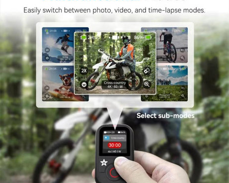 TELESIN T13 60m Sports Camera Wireless Bluetooth Remote Control For GoPro HERO13 Black /12 Black /11 Black /10 Black /9 Black /8 Black /Max