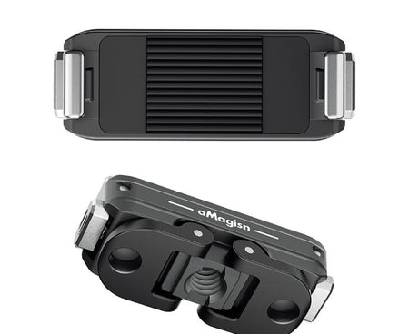 For DJI Action 5 Pro / 4 /  3 aMagisn Metal Magnetic Quick Release Mount Dual Interface Adapter