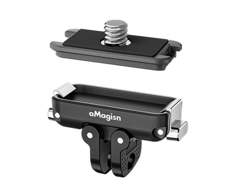 aMagisn Mini Quick Release Mount for Sports Cameras