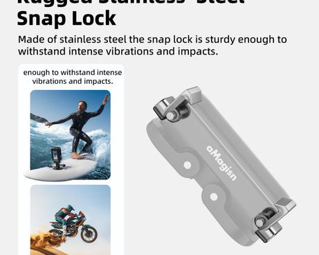 aMagisn Mini Quick Release Mount for Sports Cameras