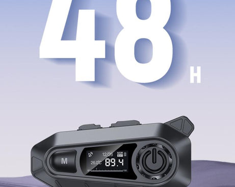 A1 IP67 Waterproof Motorcycle Helmet Noise Reduction Bluetooth Headset, Soft Mic, Hard Mic, Soft and Hard Mics