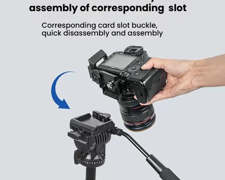 YUNTENG Vertical & Horizontal Quick Release Plate for VCT-691/VCT-6006/VCT-288/VCT-930