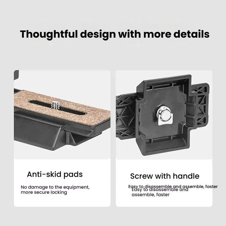 YUNTENG Vertical & Horizontal Quick Release Plate for VCT-691/VCT-6006/VCT-288/VCT-930