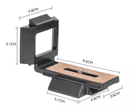 YUNTENG Vertical & Horizontal Quick Release Plate for VCT-691/VCT-6006/VCT-288/VCT-930