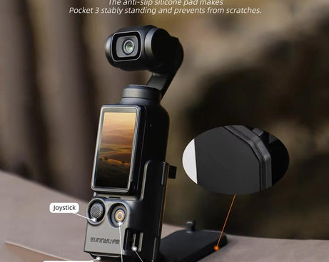 For DJI Osmo Pocket 3 Sunnylife OP3-ZJ761 Magnetic Stand Base Angle Adjustable Multi-functional Desktop Stand Accessories
