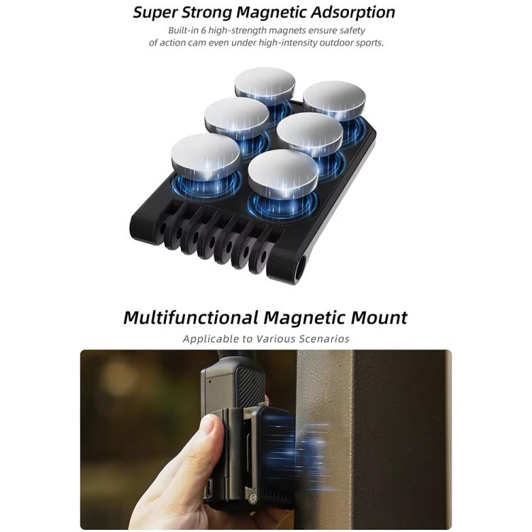 For DJI Osmo Pocket 3 Sunnylife OP3-ZJ761 Magnetic Stand Base Angle Adjustable Multi-functional Desktop Stand Accessories