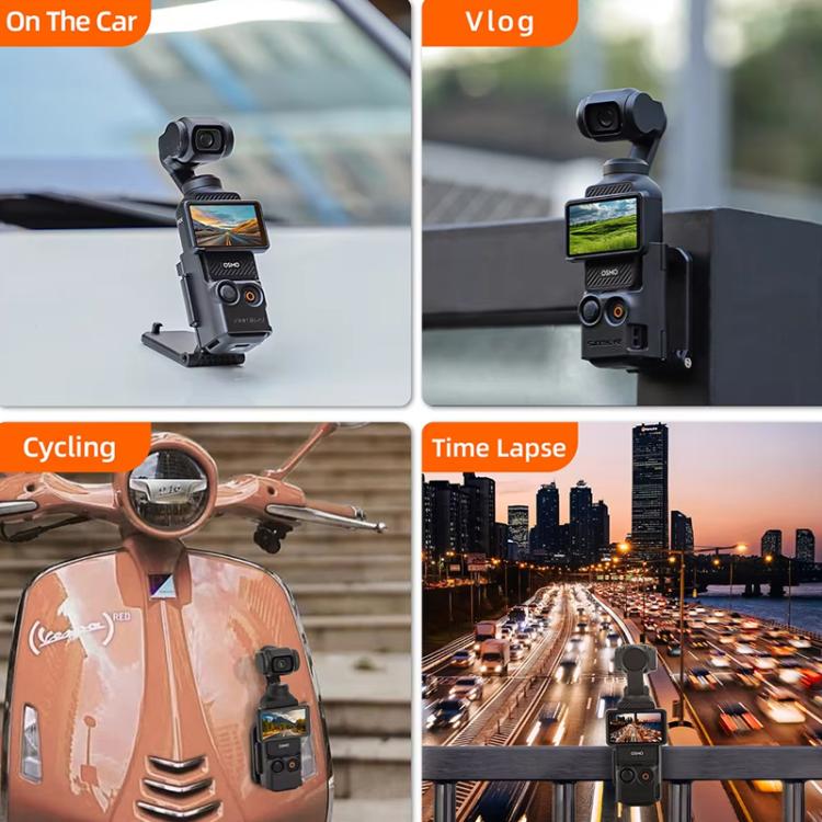 For DJI Osmo Pocket 3 Sunnylife OP3-ZJ761 Magnetic Stand Base Angle Adjustable Multi-functional Desktop Stand Accessories