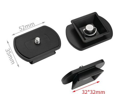 Quick Release Plate for Velbon QB-32 Weifeng WF-K10 / 320, NEST NT-510 / 530 Tripod