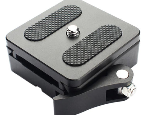P50 Camera Quick Release Clamp & Plate Kit with 3/8 Inch Thread Thread For Stabilizers, Tripods, Monopods, Sliders