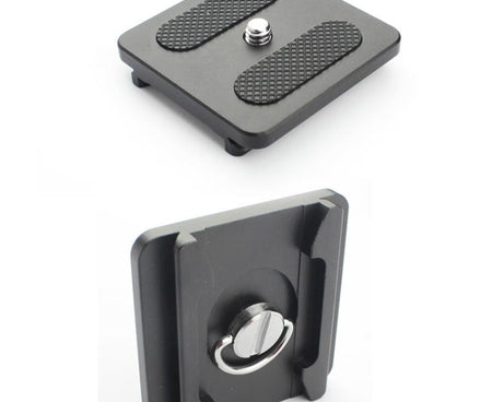 P50 Camera Quick Release Clamp & Plate Kit with 3/8 Inch Thread Thread For Stabilizers, Tripods, Monopods, Sliders