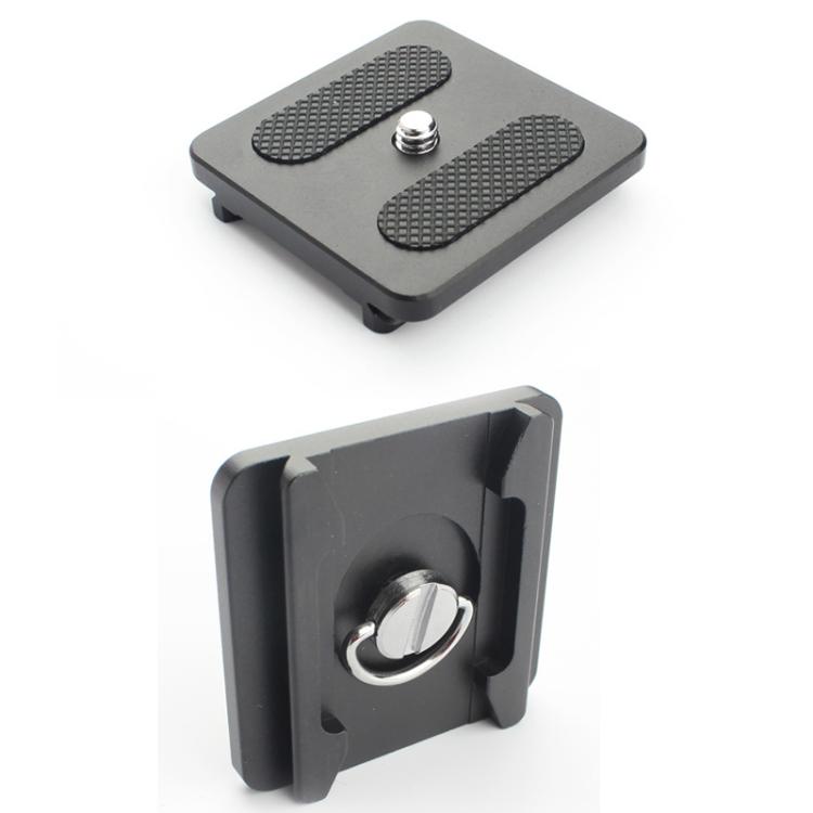 P50 Camera Quick Release Clamp & Plate Kit with 3/8 Inch Thread Thread For Stabilizers, Tripods, Monopods, Sliders