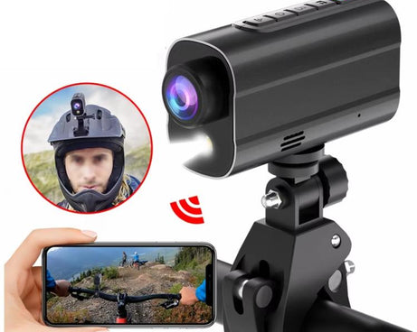 5K Action Camera WiFi Sport DV Riding Bicycle Drive Recorder With Led Light EIS Anti-shake