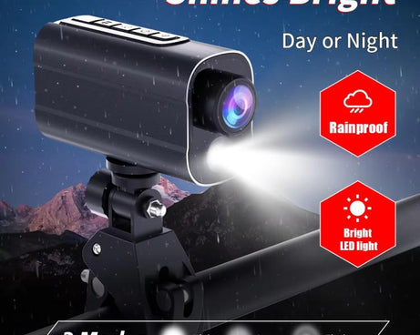 5K Action Camera WiFi Sport DV Riding Bicycle Drive Recorder With Led Light EIS Anti-shake