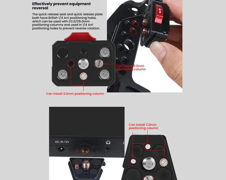 V-Mount Quick Release Plate Quick Release Kit Sports Camera Mount