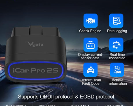 Vgate 3m bps Bluetooth Wireless Wake-up Diagnostic Instrument, Bluetooth 5.3