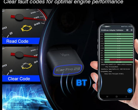Vgate 3m bps Bluetooth Wireless Wake-up Diagnostic Instrument, Bluetooth 5.3