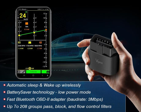 Vgate 3m bps Bluetooth Wireless Wake-up Diagnostic Instrument, Bluetooth 5.3