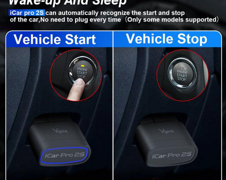 Vgate 3m bps Bluetooth Wireless Wake-up Diagnostic Instrument, Bluetooth 5.3