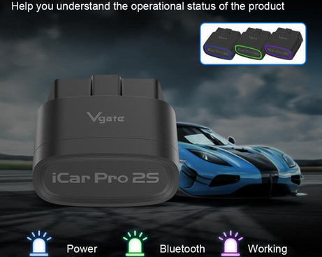 Vgate 3m bps Bluetooth Wireless Wake-up Diagnostic Instrument, Bluetooth 5.3