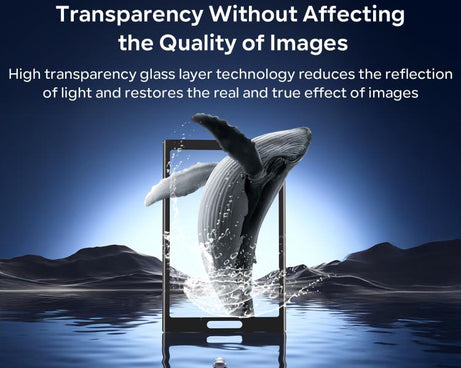 For Insta360 X5 / X4 aMagisn Tempered Glass Screen Protector Anti-Scratch 9H Hardness