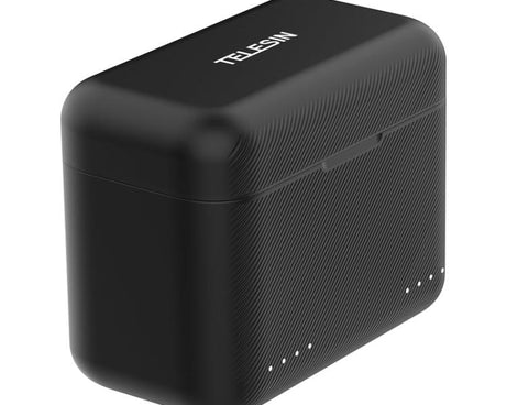 For Insta360 X4 TELESIN Battery Charger Dual Battery Storage Charging Case