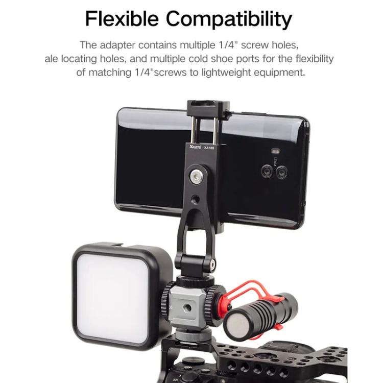 XILETU  XDS-15  Multi-head Cold Shoe Mount Adapter for Camera Flash, Microphone, LED Light, XDS-15
