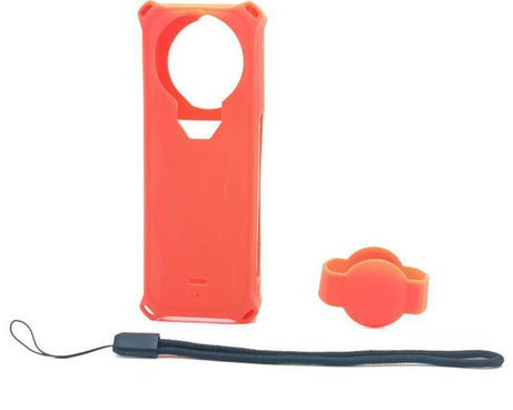 For Insta360 X5 Camera Silicone Cover Case With Lens Cap Shockproof Protective Shell