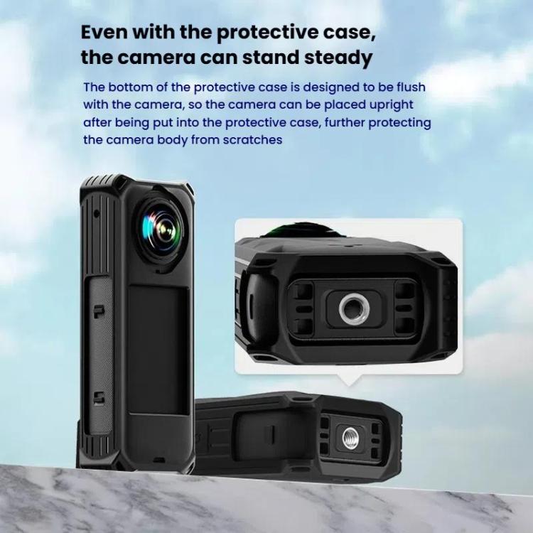 For Insta360 X5 Camera Silicone Cover Case With Lens Cap Shockproof Protective Shell