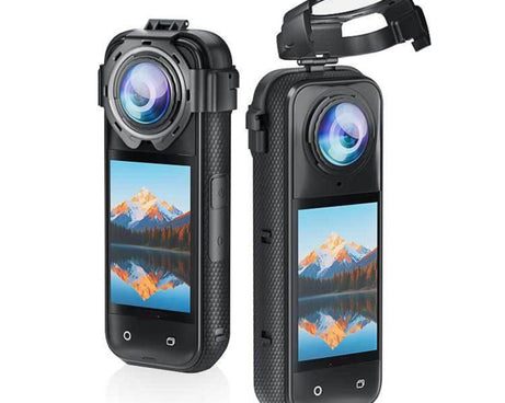 For Insta360 X5 Anti-Fog Snap-On Lens Protector Durable Glass Cover, Lens Protector
