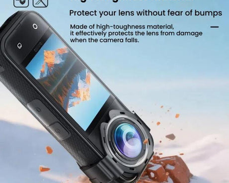 For Insta360 X5 Anti-Fog Snap-On Lens Protector Durable Glass Cover, Lens Protector