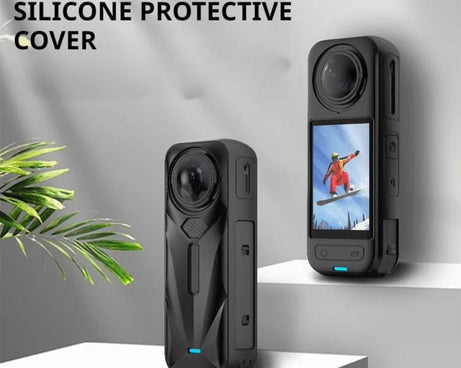 For Insta360 X5 Camera Silicone Case Body Cover Anti-dust and Stain-resistant Protective Shell