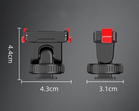 For Osmo Action 3 / 4 / 5 Pro Flymile AC5003 Magnetic Head Quick Release Base