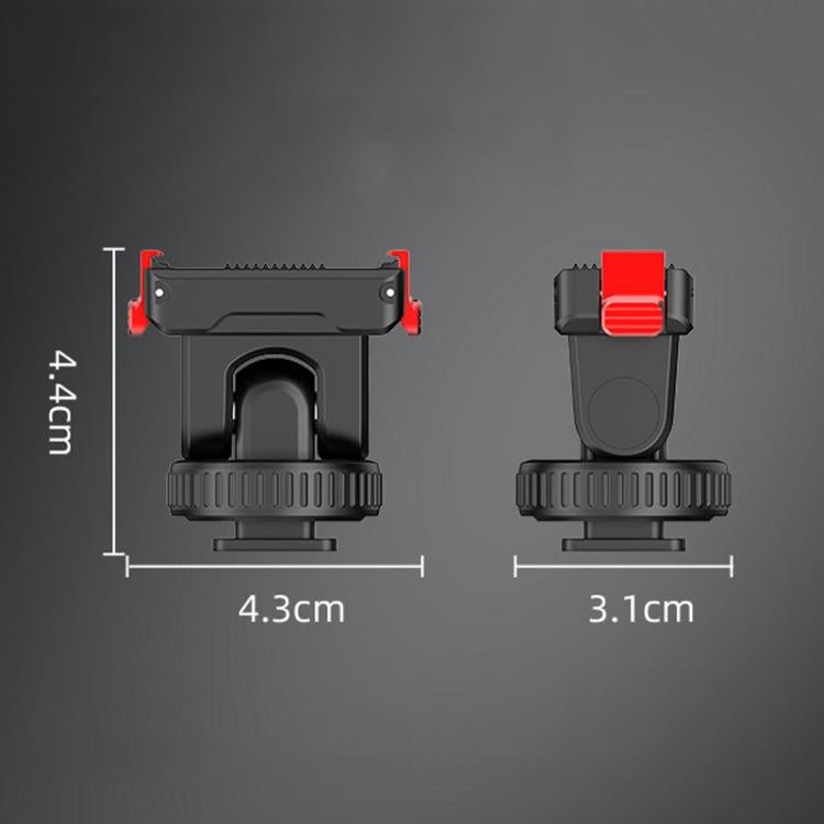 For Osmo Action 3 / 4 / 5 Pro Flymile AC5003 Magnetic Head Quick Release Base