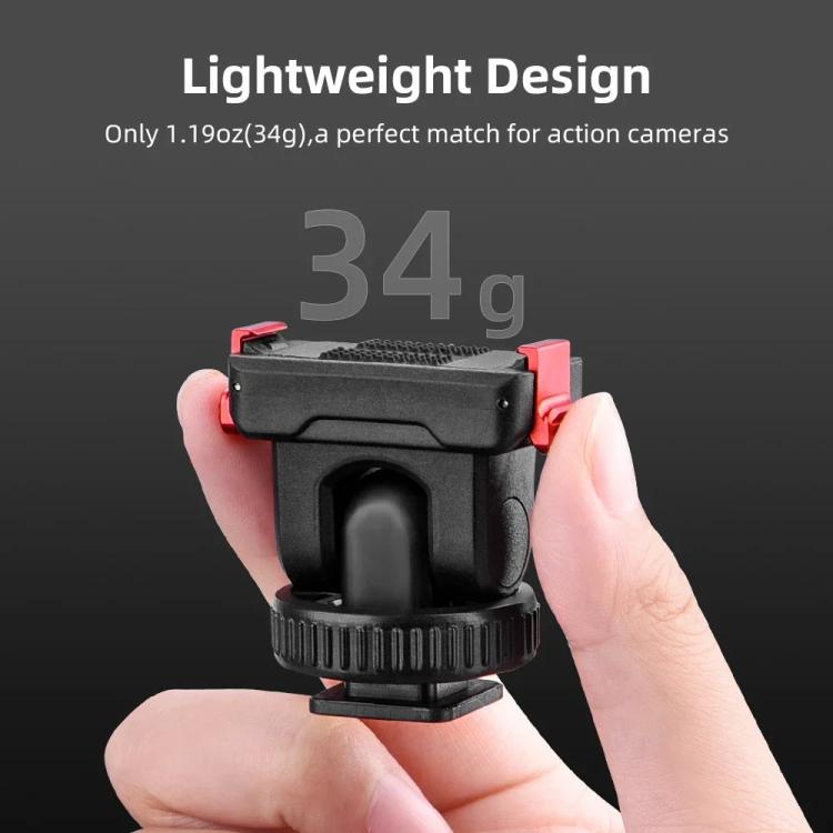 For Osmo Action 3 / 4 / 5 Pro Flymile AC5003 Magnetic Head Quick Release Base