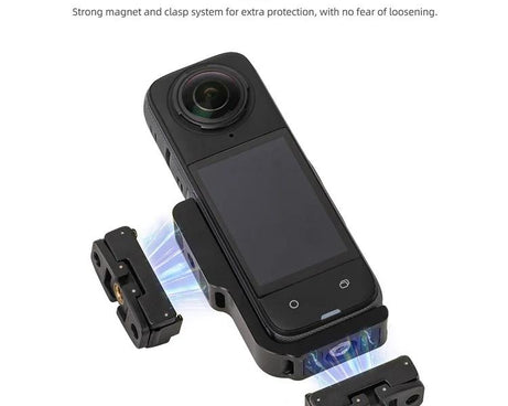 For Insta360 X5 / X4 Sunnylife X4-ZJ826 L-shape Conversion Bracket Magnetic Adaptor Expansion Accessory, X4-ZJ826