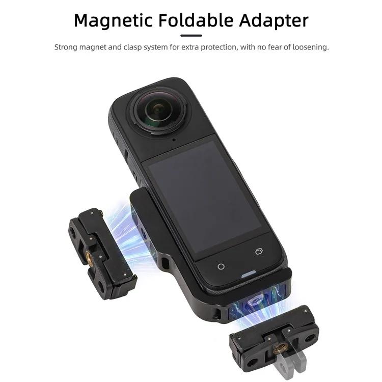 For Insta360 X5 / X4 Sunnylife X4-ZJ826 L-shape Conversion Bracket Magnetic Adaptor Expansion Accessory, X4-ZJ826