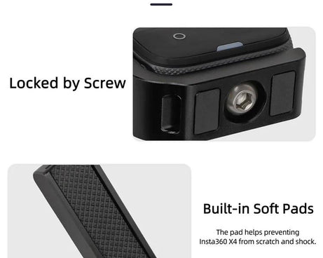 For Insta360 X5 / X4 Sunnylife X4-ZJ826 L-shape Conversion Bracket Magnetic Adaptor Expansion Accessory, X4-ZJ826