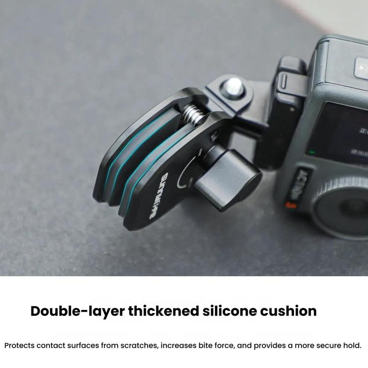 Sunnylife ZJ846 Sports Camera Universal Mount Motorcycle Windshield Clip