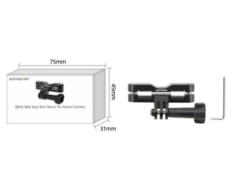 Sunnylife ZJ942 Sports Camera Bike Seat Mount Cycling Bracket