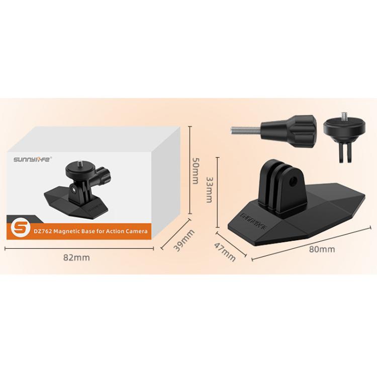 Sunnylife DZ762 Sports Camera Magnetic Dock Expansion Adapter Bracket