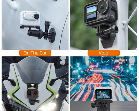 Sunnylife DZ762 Sports Camera Magnetic Dock Expansion Adapter Bracket