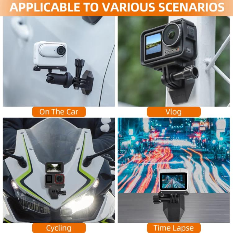 Sunnylife DZ762 Sports Camera Magnetic Dock Expansion Adapter Bracket