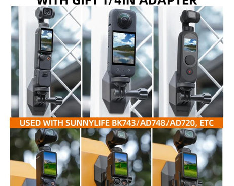 Sunnylife DZ762 Sports Camera Magnetic Dock Expansion Adapter Bracket