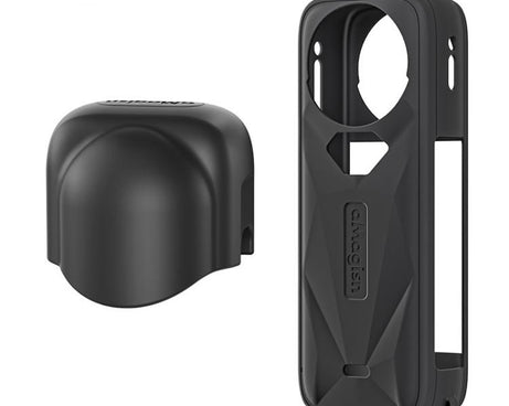 For Insta360 X5 Action Camera Protective Accessories, aMagisn Body Case+Lens Cap Black, aMagisn Body Case+Lens Cap Gray, aMagisn Body Case Black, aMagisn Body Case Gray