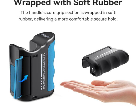aMagisn Xplorer Grip Kit Street Vlogging Handle For Insta360, DJI Action, and GoPro Hero Series Action Cameras, For Insta360, DJI Action, and GoPro
