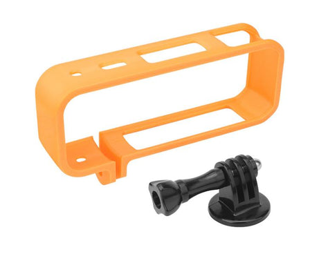 For Insta360 X5 360 Camera CQT Expandable Protective Cage Shockproof Case, Vertical Black, Horizontal Black, Vertical Orange, Horizontal Orange