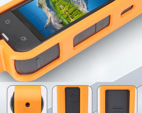 For Insta360 X5 360 Camera CQT Expandable Protective Cage Shockproof Case, Vertical Black, Horizontal Black, Vertical Orange, Horizontal Orange